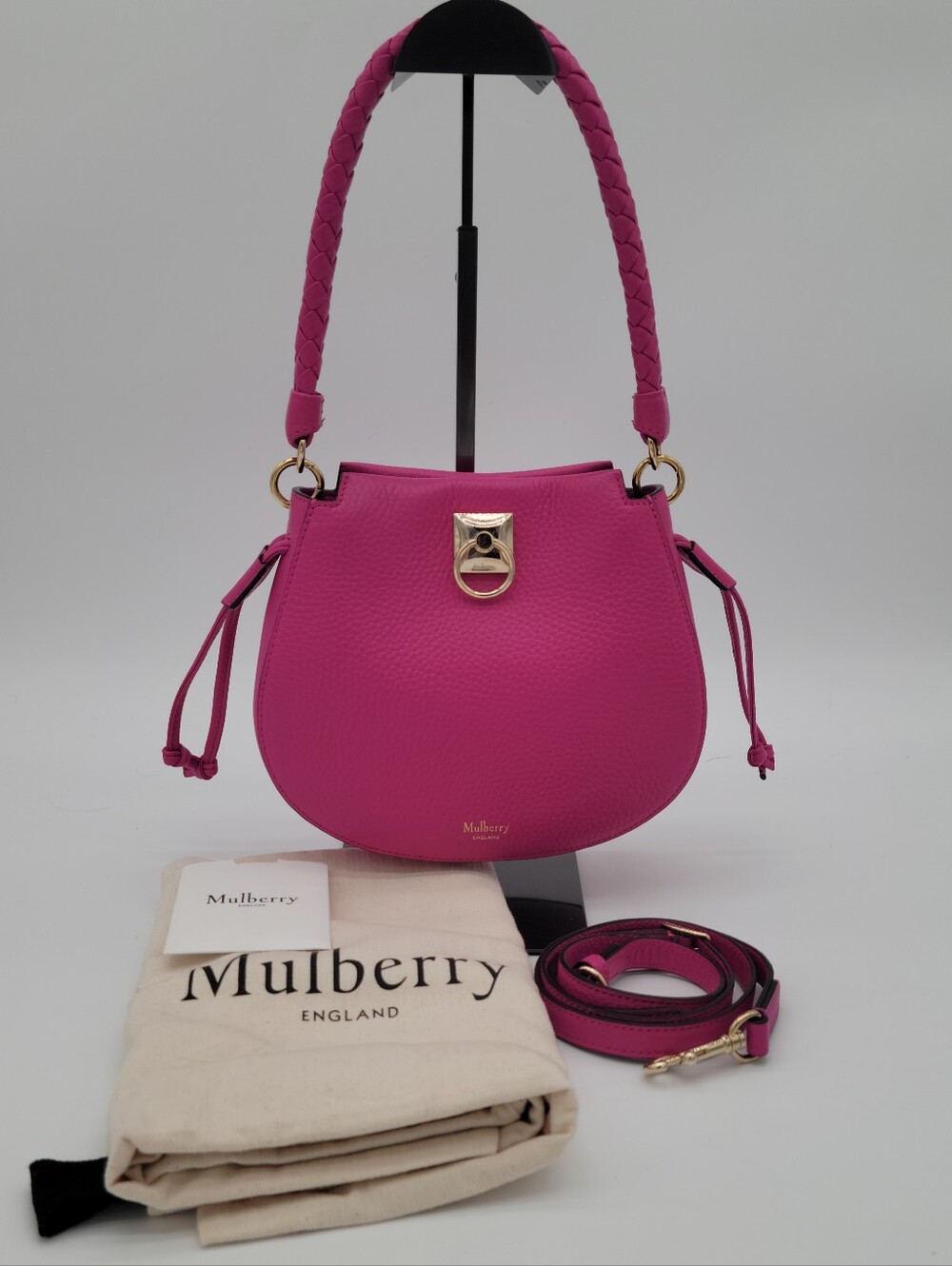 Mulberry Hot Pink Iris Hobo